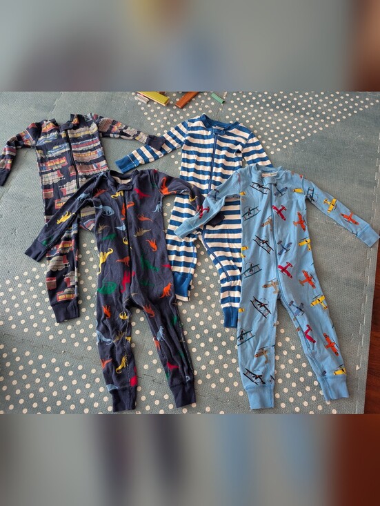 Hanna Andersson Other - (4) Hanna Andersson 3T Long Pajamas Zip Up